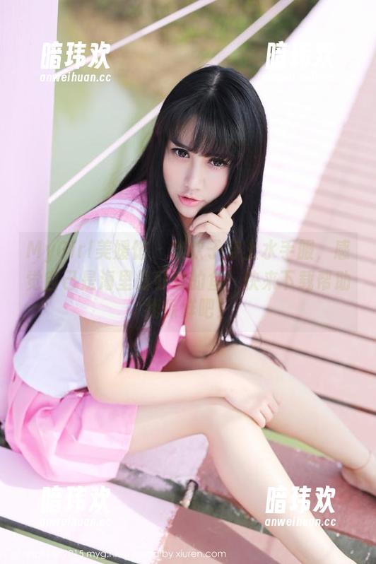 MyGirl美媛馆 - 软软子穿上水手服，感觉自己是海里最可爱的鱼！快来下载帮助我保鲜吧！